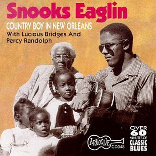 the album cover for Snooks Eaglin - Country Boy Down in New Orleans