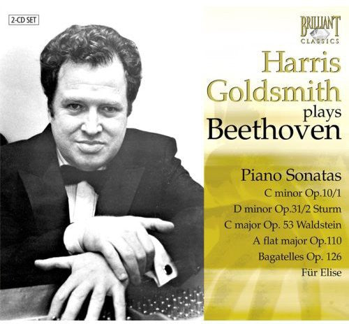 the album cover for Harris Goldsmith - Piano Sonatas