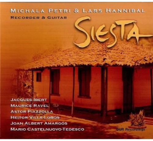 the album cover for Gustavo Guaapo - Siesta: Recorder & Guitar