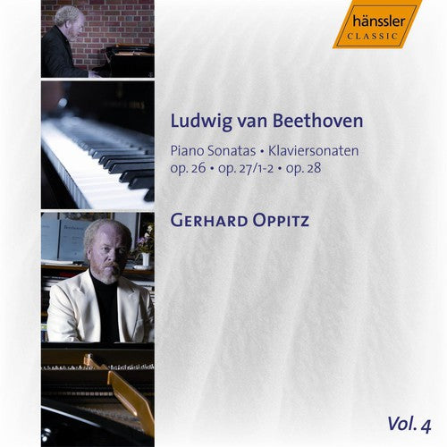 the album cover for Gerhard Oppitz - Piano Sonatas 12 13 14 15