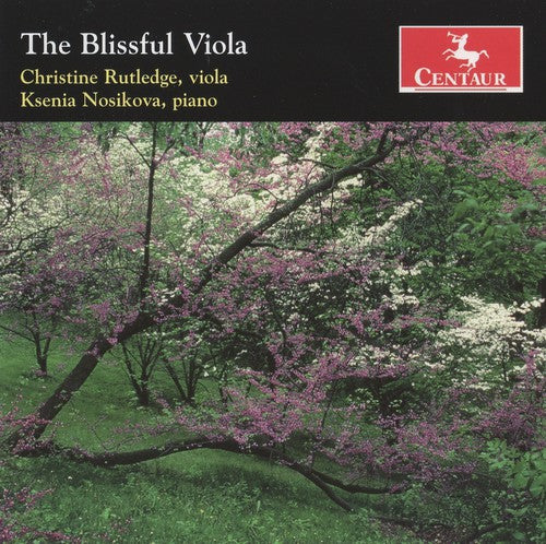 the album cover for Christine Rutledge - Blissful Viola