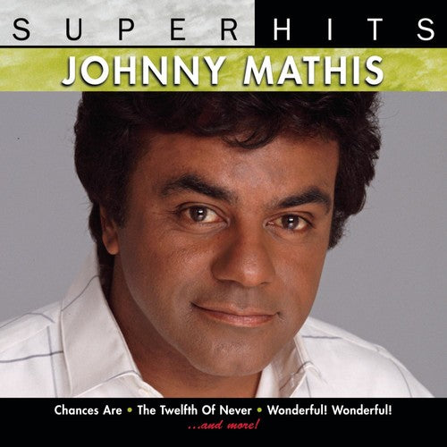 the album cover for Johnny Mathis - Super Hits