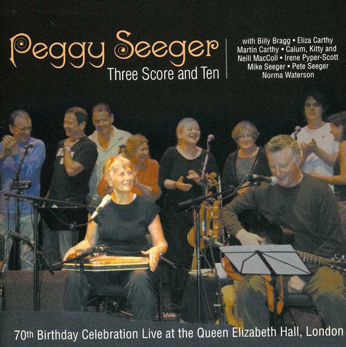 the album cover for Peggy Seeger - Three Score and Ten