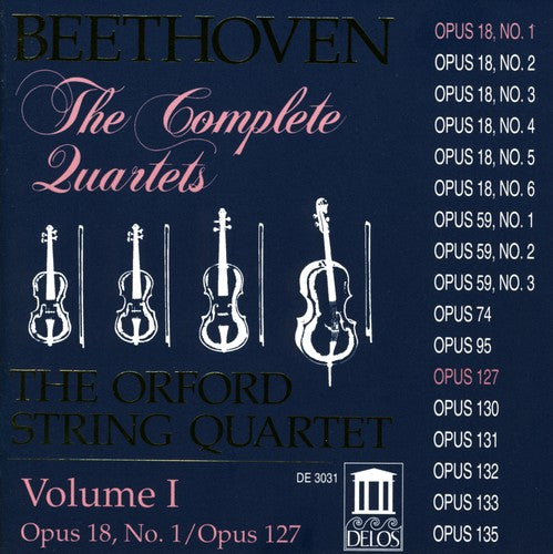 the album cover for Orford String Quartet - Complete Quartets 1