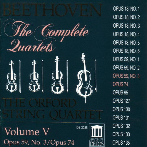 the album cover for Orford String Quartet - Complete Quartets 5