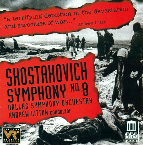 the album cover for Dallas Symphony Orchestra - Symphony 8 in C minor Opus 65