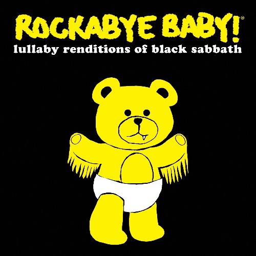 the album cover for Rockabye Baby! - Lullaby Renditions Of Black Sabbath