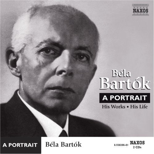 the album cover for Béla Bartók - Portrait