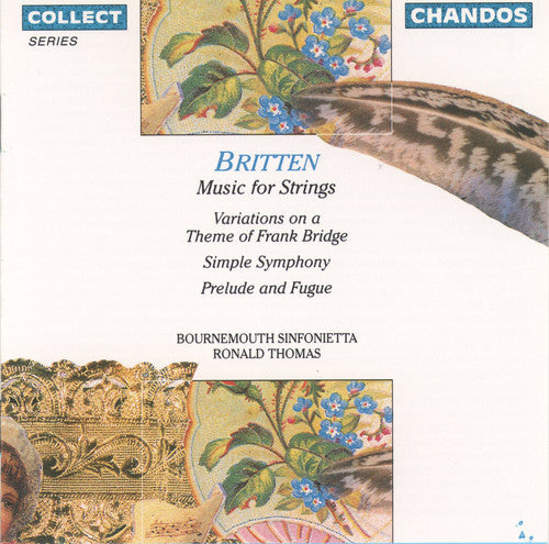 the album cover for Ronald Thomas - Frank Bridge Variations / Simple Symphony