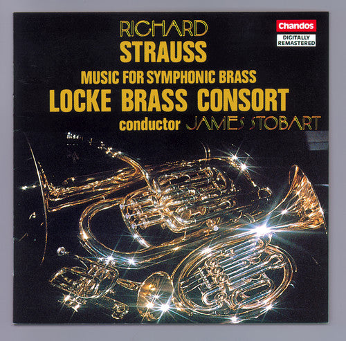the album cover for James Stobart - Music for Symphonic Brass