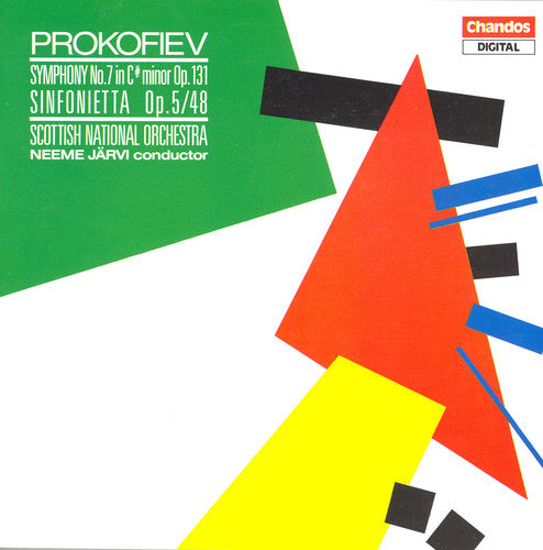the album cover for Neeme Järvi - Symphony 7 / Sinfonietta, Op 5