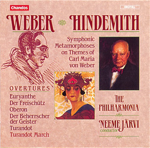 the album cover for Neeme Järvi - Symphonic Metamorphosis