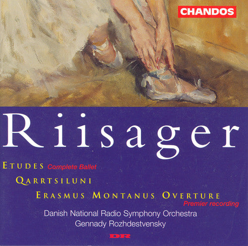 the album cover for Gennady Rozhdestvensky - Etudes / Qarrtsiluni / Erasmus Montanus Overture
