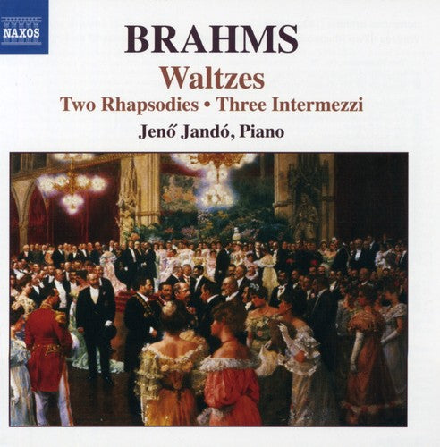 the album cover for Jenő Jandó - Waltz Op 39 Rhapsodies Op 79