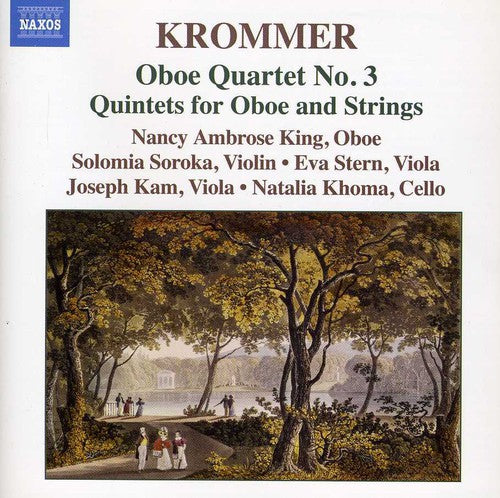 the album cover for Nancy Ambrose King - Oboe Quartet 3 / Quintets for Oboe and Strings