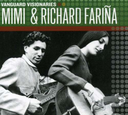 the album cover for Mimi Farina & Richard - Vanguard Visionaries
