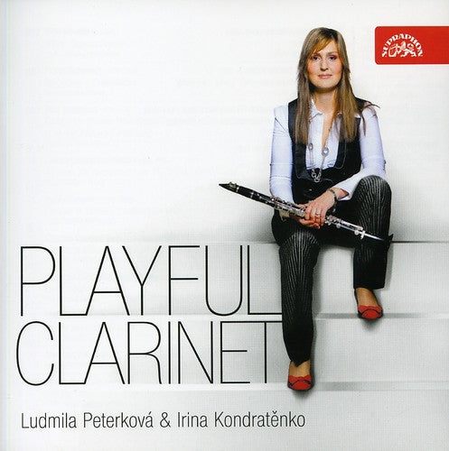 the album cover for Irina Kondratenko - Playful Clarinet