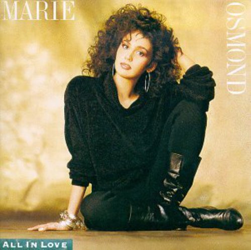 the album cover for Marie Osmond - All in Love