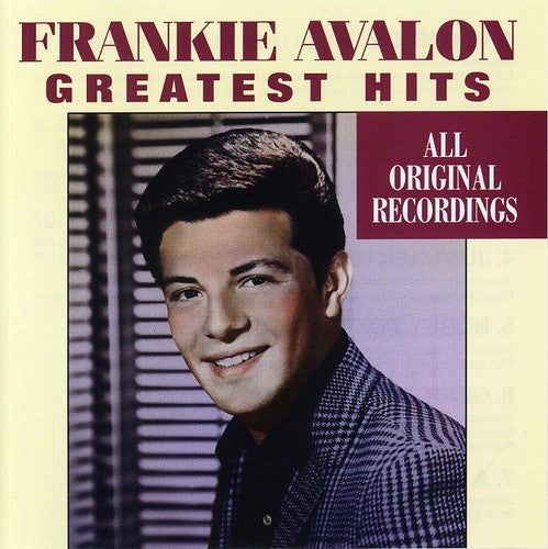 the album cover for Frankie Avalon - Greatest Hits