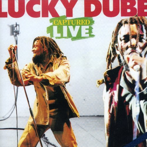 the album cover for Lucky Dube - Captured Live