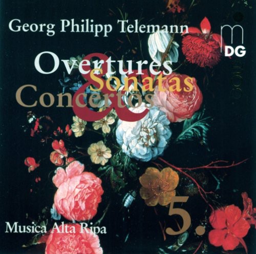 the album cover for G.P. Telemann - Overtures Sonatas