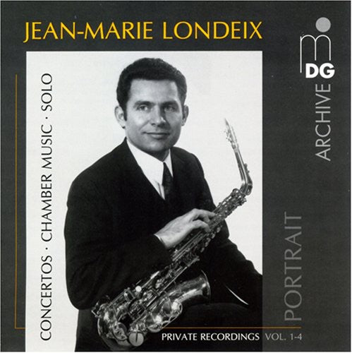 the album cover for Jean-Marie Londeix - Portrait