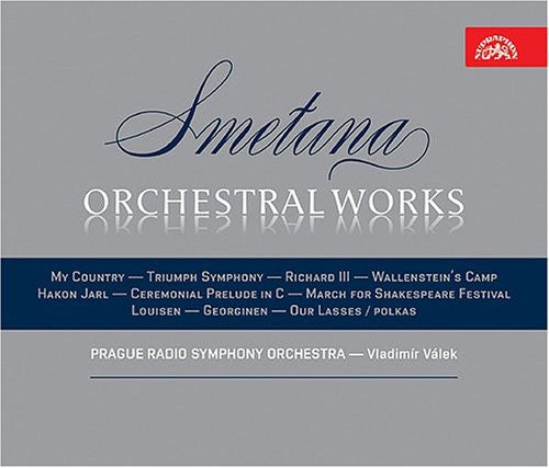 the album cover for V.J. TOMASEK - Orchestral Works