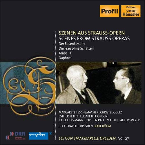 the album cover for H. Von Hoffmannsthal - Opera Scenes