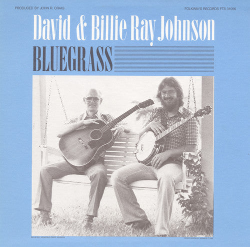 the album cover for David & Billie Ray Johnson - Bluegrass
