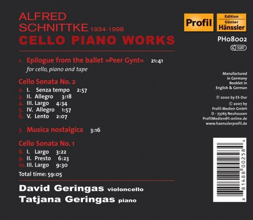 the album cover for R. Rachmaninov - Epiloge from the Ballet / Cello Sonata