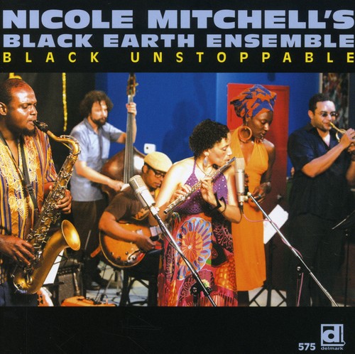 the album cover for Nicole Mitchell - Black Unstoppable