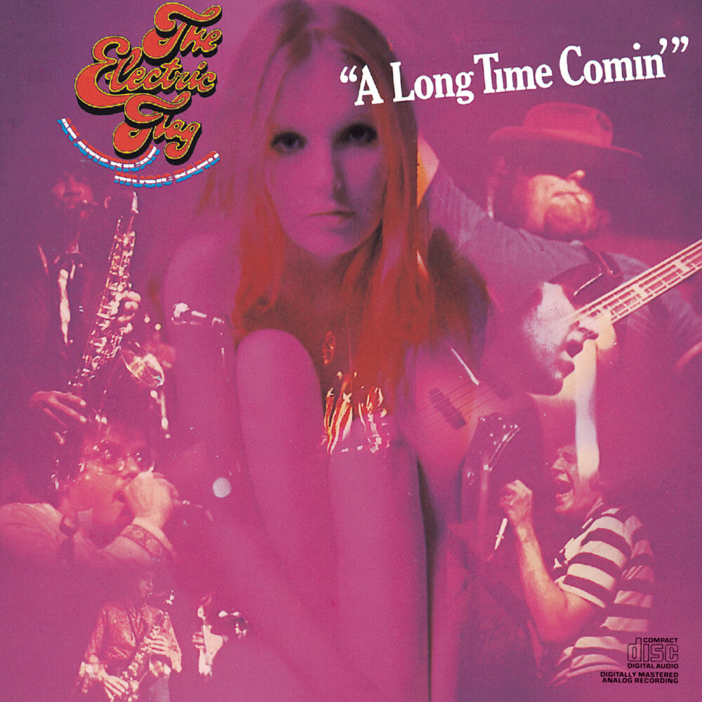 the album cover for Electric Flag - A Long Time Comin'