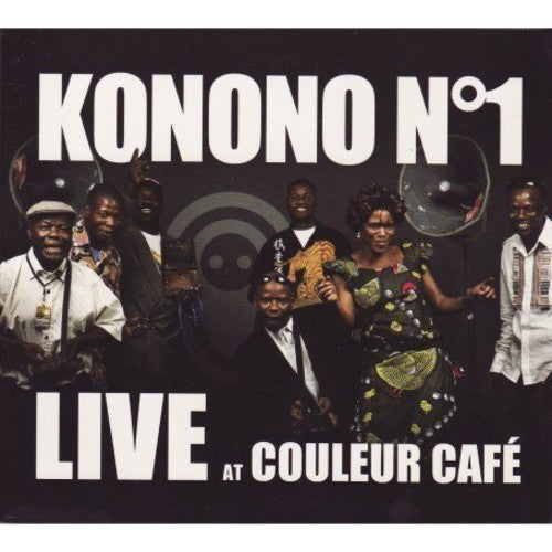 the album cover for Konono No.1 - Live at Couleur Cafe