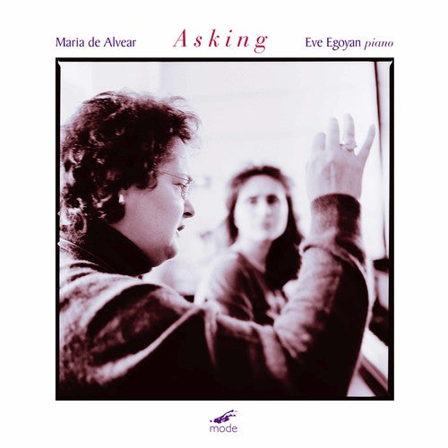the album cover for Eve Egoyan - Asking