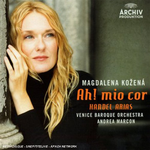 the album cover for Magdalena Kozená - Ah Mio Cor: Handel Arias