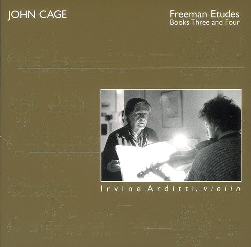 the album cover for Irvine Arditti - Freeman Etudes Books 3 & 4