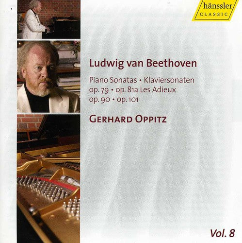 the album cover for Gerhard Oppitz - Piano Sonatas 25 26 27 28
