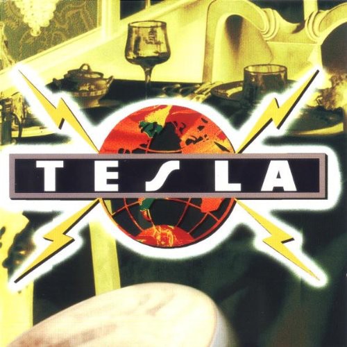 the album cover for Tesla - Psychotic Supper