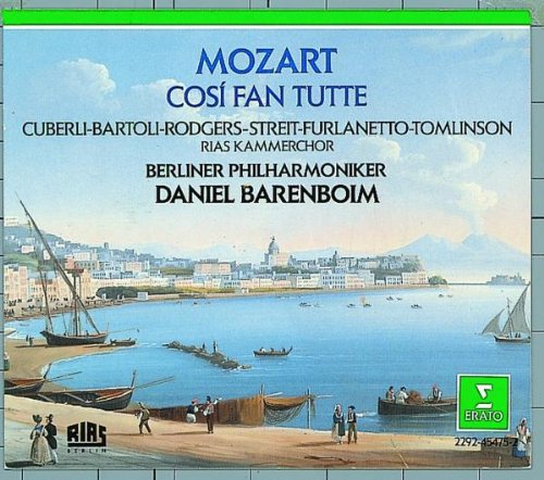 the album cover for Daniel Barenboim - Cosi Fan Tutte