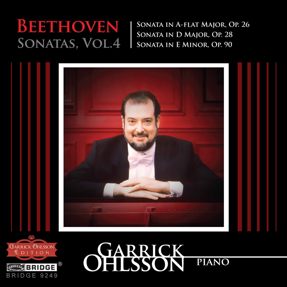 the album cover for GARRICK OHLSSON - Sonatas 4