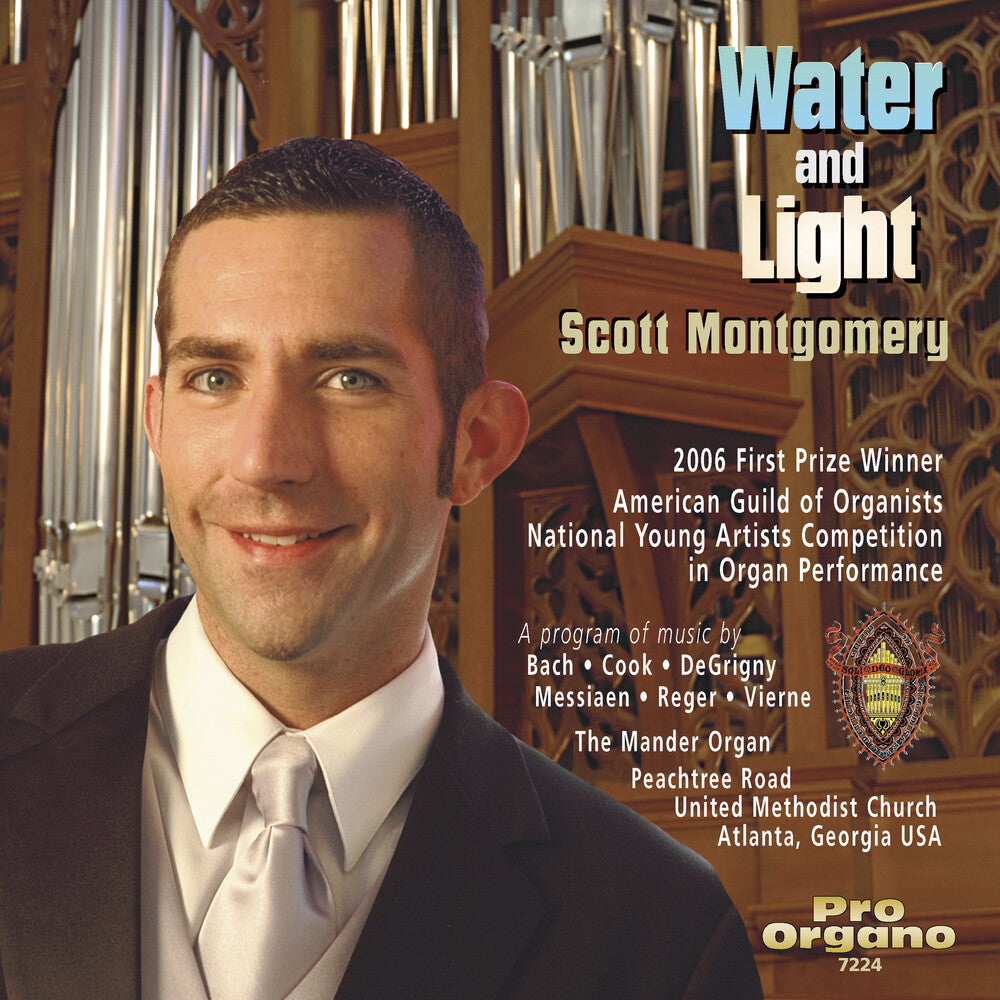 the album cover for Scott Montgomery - Water & Light