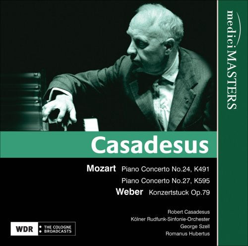 the album cover for MOZART/WEBER - Piano Concerto 24 / Piano Concerto 27 / Konzertstu