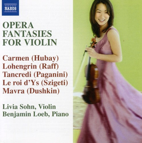 the album cover for Livia Sohn - Opera Fantasies for Violin