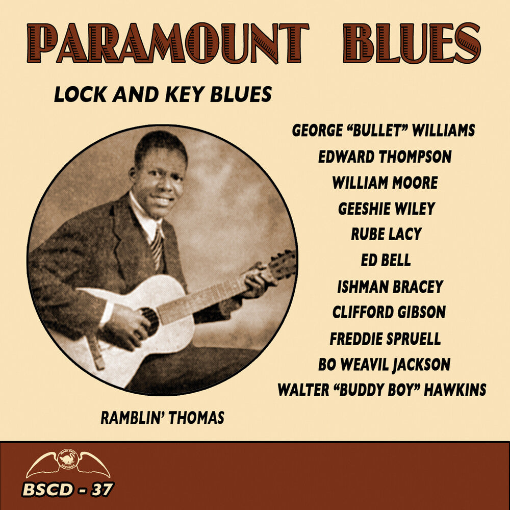 the album cover for Paramount Blues Lock & Key Blues - Paramount Blues: Lock and Key Blues