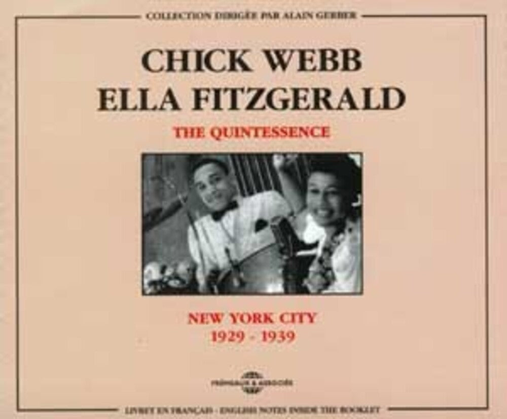 the album cover for Chick Webb / Fitzgerald,Ella - New York 1929-1939