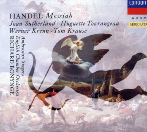 the album cover for Dame Joan Sutherland - Messiah