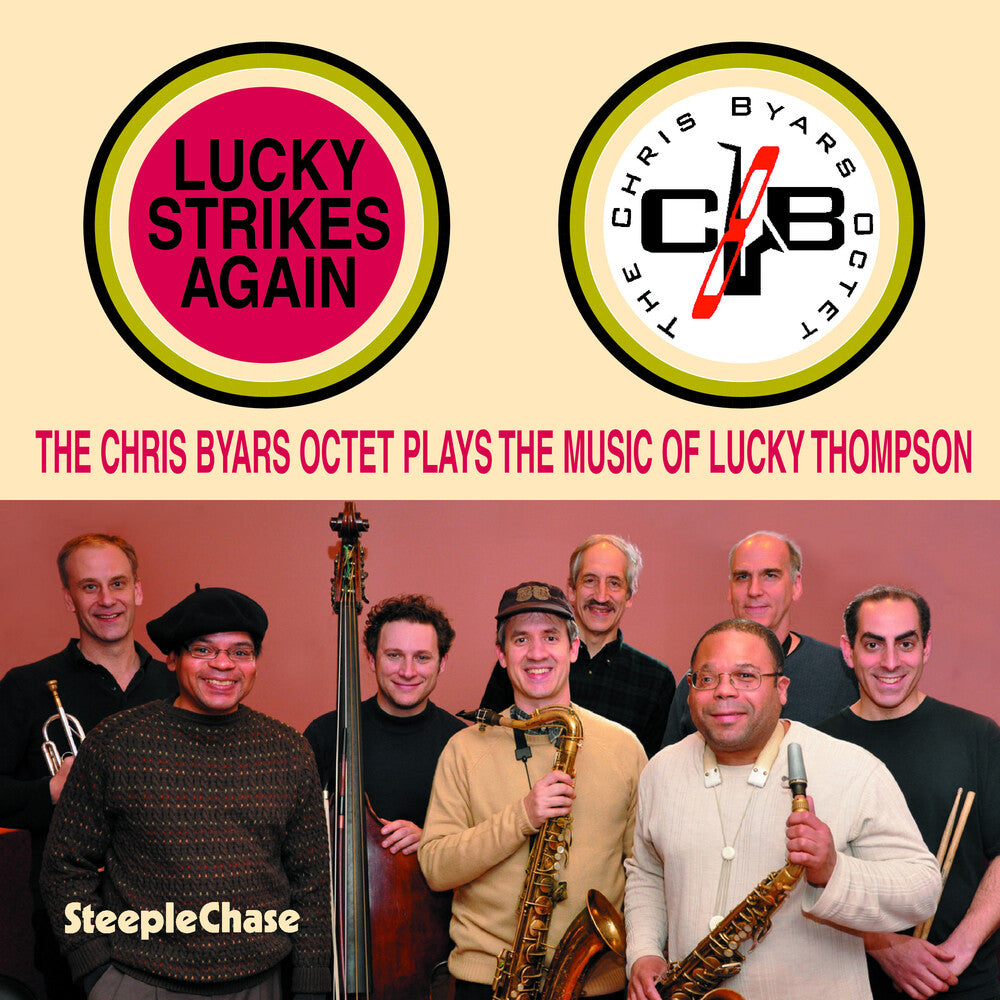 the album cover for Chris Byars - Lucky Strikes Again