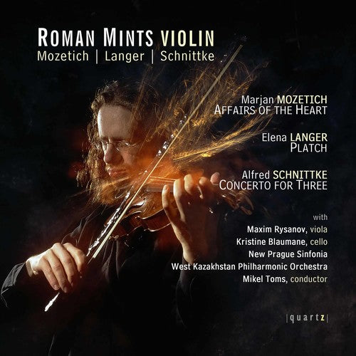 the album cover for Roman Mints - Plays Russian Moderns