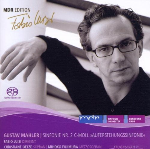 the album cover for Mahler / Oelze / Fujimura / Luisi - Symphony No 2