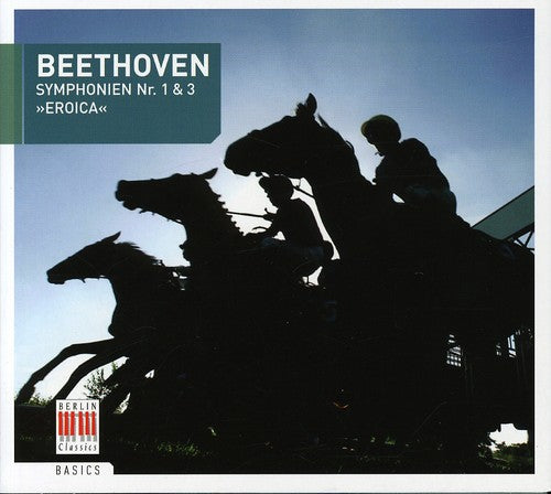 the album cover for L.V. Beethoven - Symphony 1 & 3